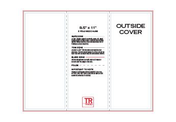 z fold brochure template